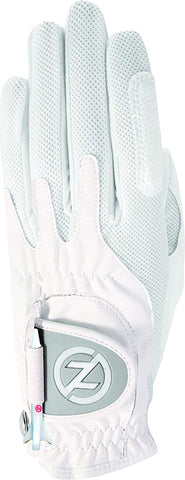 Ladies Compression-Fit Synthetic Golf Gloves, Universal Fit One Size