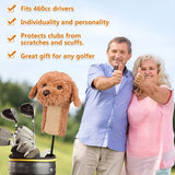 Golf Covers Doodle Headcovers, Labradoodle/Golden Doodle Dog Golf Club Head Covers, Adorable & Soft Golf Club Protector