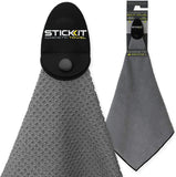 Magnetic Towel, Gray | Top-Tier Microfiber Golf Towel with Deep Waffle Pockets | Industrial Strength Magnet for Strong Hold to Golf Carts or Clubs